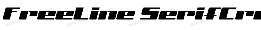 FreeLine SerifCruise字体转换